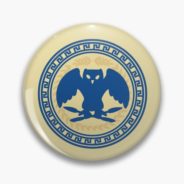Item preview, Percy Jackson "Athena" Cabin Emblem (Yellow Background) designed and sold by jamierachelz.