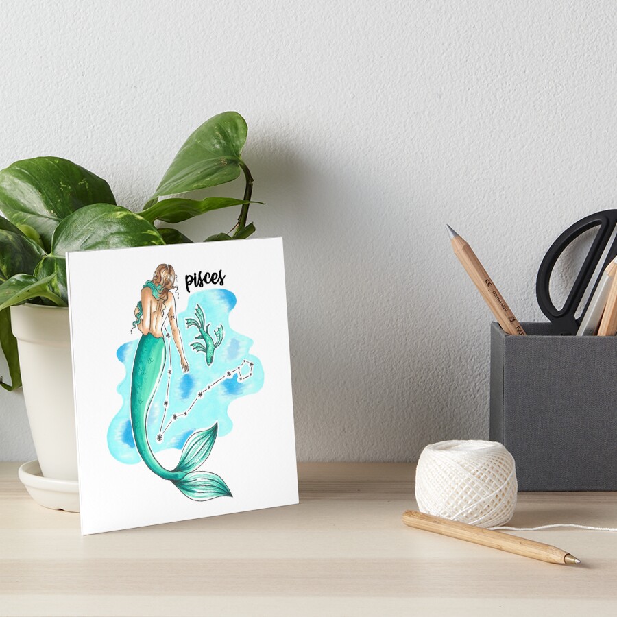 Pisces Dream, Mermaids Art, Mermaid Wall buy Art, Mermaid Art, Mermaid Decor, Mermaid Lover, Mermaid Gift, Mermaid Room Decor, Nursery Print