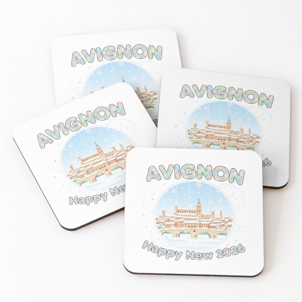 Item preview, Avignon Christmas Emblem – Chocolate Letter City Badge 2026 designed and sold by Imaginarium of Chaos falcon88 .