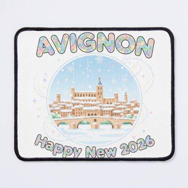 Item preview, Avignon Christmas Emblem – Chocolate Letter City Badge 2026 designed and sold by Imaginarium of Chaos falcon88 .