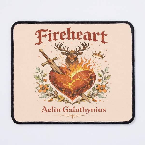 Item preview, Fireheart - Aelin Galathynius - Throne of Glass Sarah J Maas Book Lover designed and sold by SanmanthaHoW.