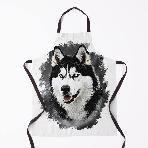 Item preview, Black And White Dog Alaskan Malamute designed and sold by Uglyandcute.
