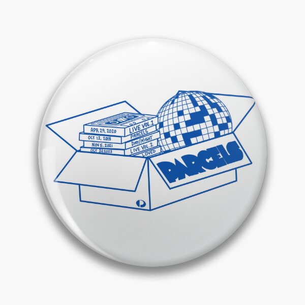 Item preview, Parcels Band Merch - Retro Music Cassette Design (BLUE) designed and sold by VelvetDiscoDesigns.