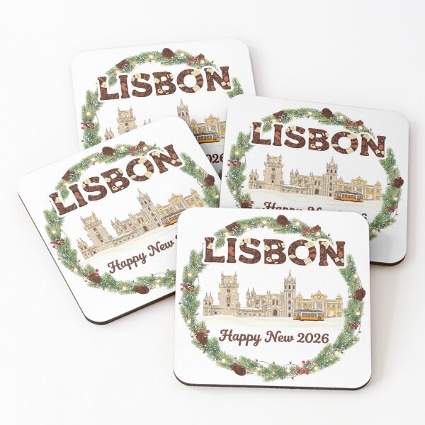 Item preview, Lisbon Christmas City Emblem – Chocolate Letter Badge 2026 designed and sold by Imaginarium of Chaos falcon88 .
