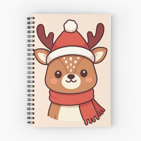 Item preview, Cute Reindeer Christmas Cartoon Illustration designed and sold by DRstore95.