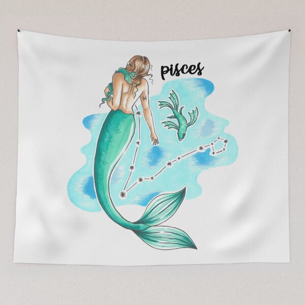 Item preview, Pisces mermaid designed and sold by Elizabeth Weglein.