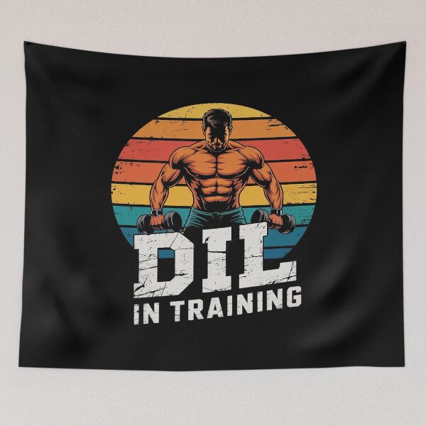 Item preview, Mens Dilf In Training Workout Weight Training Gym Dad Fathers Day  designed and sold by PowAcademy.