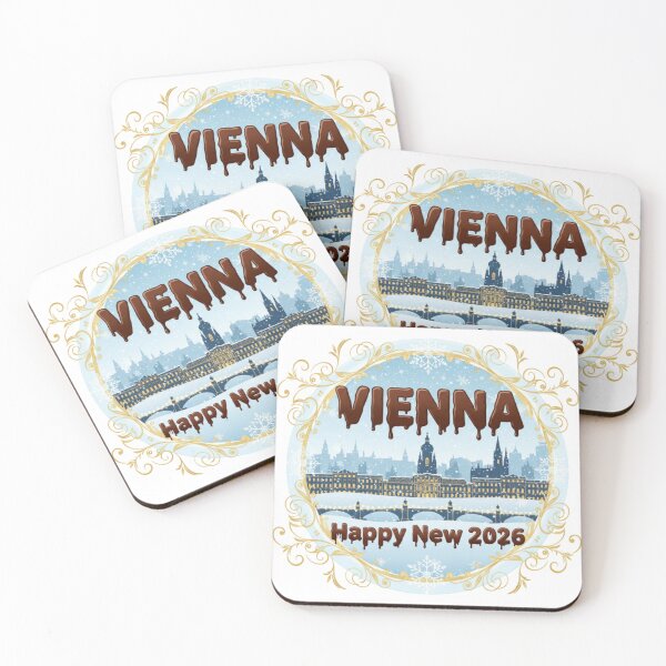 Item preview, Vienna Christmas Emblem – Chocolate Letter City Badge 2026 designed and sold by Imaginarium of Chaos falcon88 .