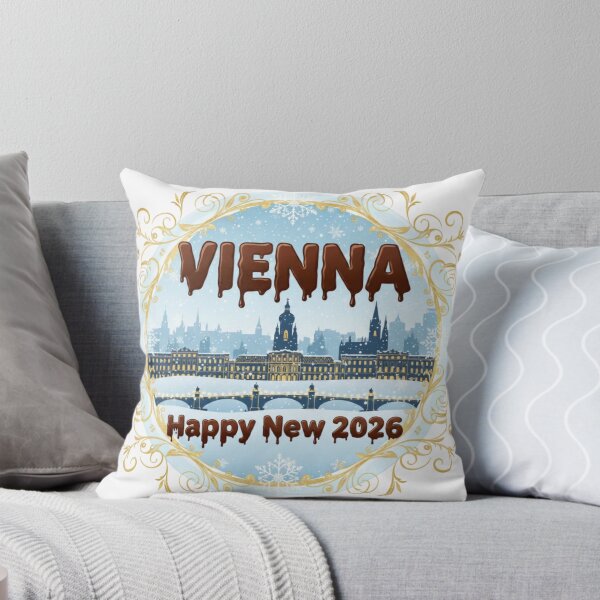 Item preview, Vienna Christmas Emblem – Chocolate Letter City Badge 2026 designed and sold by Imaginarium of Chaos falcon88 .