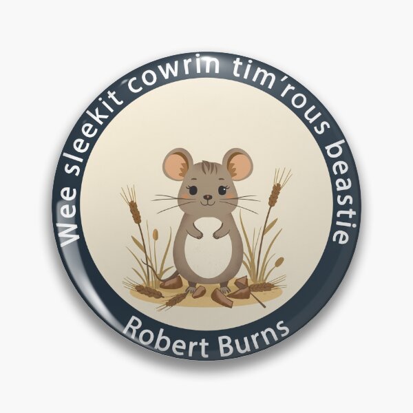 Artikelvorschau, Schottisches Robert-Burns-Maus-Design | Gedichtgeschenk für eine Maus entworfen und verkauft von Loom on the Loch.