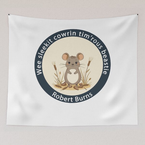 Item preview, Scottish Robert Burns Mouse Design | To A Mouse Poem Gift designed and sold by Loom on the Loch.