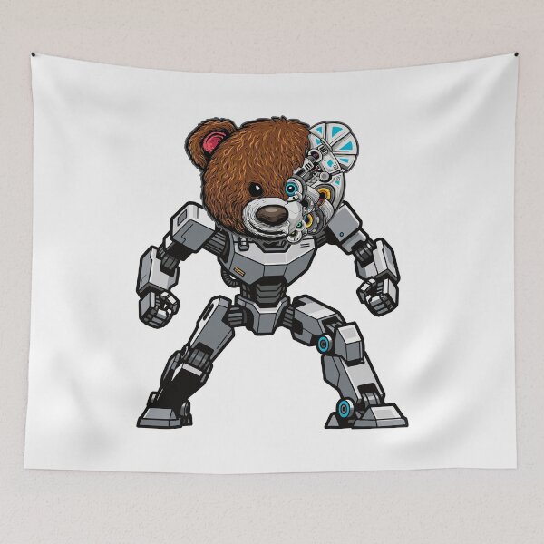 Item preview, Original Cyber Bear Mech – Futuristic Robot Animal designed and sold by Superesko.