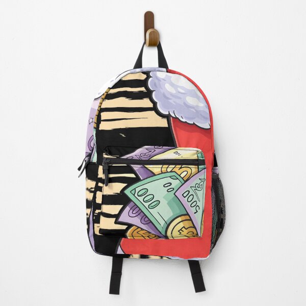 Item preview, Christmas Stocking Full of Money and Bitcoin Illustration designed and sold by DrawHandArt.