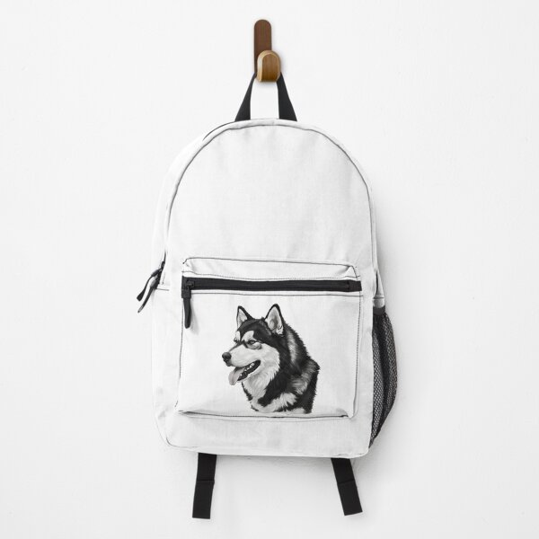 Item preview, Black And White Dog Alaskan Malamute designed and sold by Uglyandcute.
