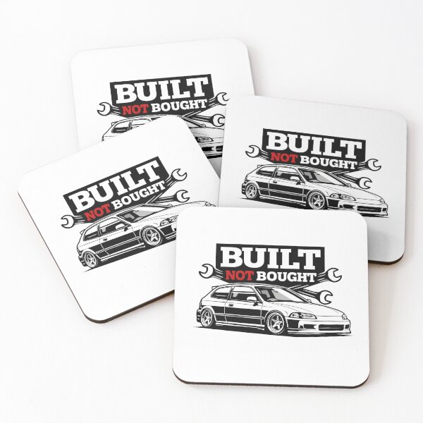 Item preview, Built Not Bought Civic Tuner Illustration designed and sold by HobbyaDois.