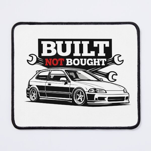 Item preview, Built Not Bought Civic Tuner Illustration designed and sold by HobbyaDois.