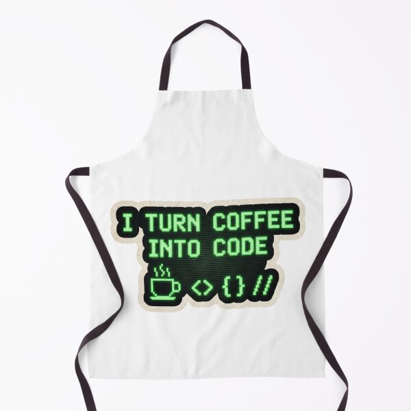 Item preview, I Turn Coffee Into Code - Neon Hacker Programmer Design designed and sold by vismark.