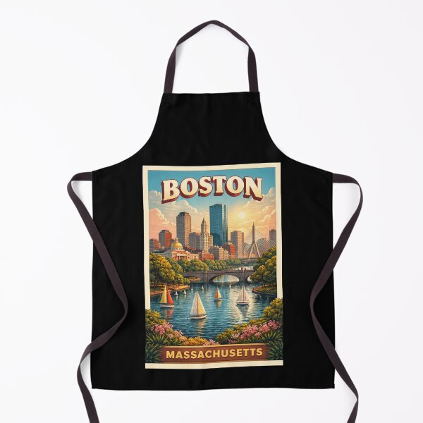 Item preview, Boston Massachusetts Modern Cityscape designed and sold by American Travels.