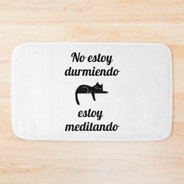 Item preview, No Estoy Durmiendo, Estoy Meditando Spanish Quote | Funny Cat Meditation Design designed and sold by photo-travel.