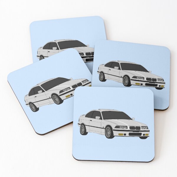 Item preview, White European Coupe Car Illustration designed and sold by ecory336.