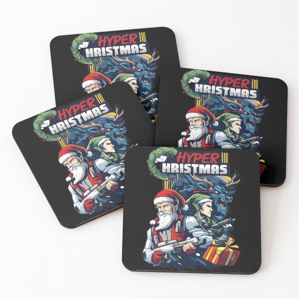 Item preview, Hyper Christmas Santa Warrior Action gift designed and sold by DrawHandArt.