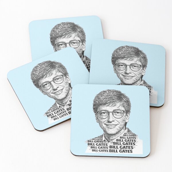 Item preview, Bill Gates — Code, Curiosity, Impact designed and sold by TheWonkyEaselCo.