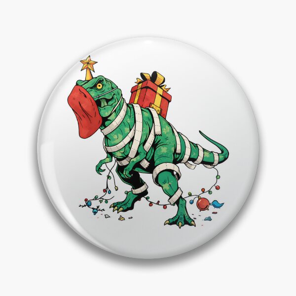 Item preview, Christmas T-Rex Dinosaur Holiday Gift Design designed and sold by DrawHandArt.