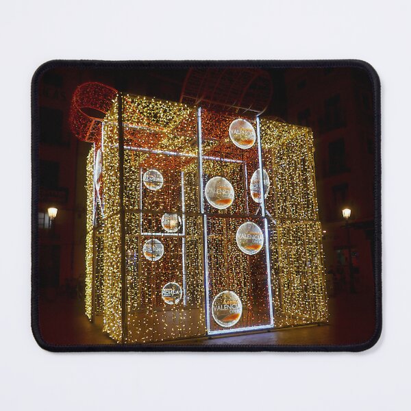 Item preview, Illuminated Christmas box, Valencia, darker background designed and sold by paulboizot.