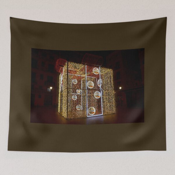 Item preview, Illuminated Christmas box, Valencia, darker background designed and sold by paulboizot.