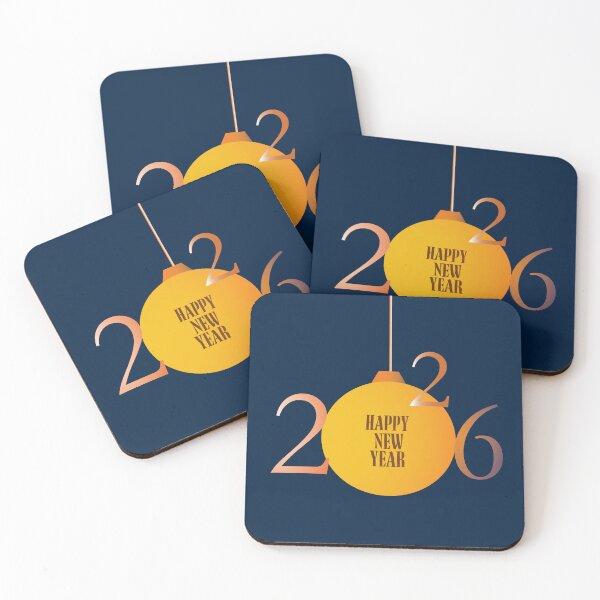 Item preview, Modern Rose Gold 2026 New Year Ornament designed and sold by The-Tiny-Canvas.