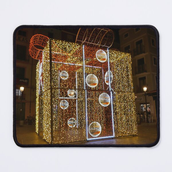Item preview, Illuminated Christmas box, Valencia, lighter background designed and sold by paulboizot.