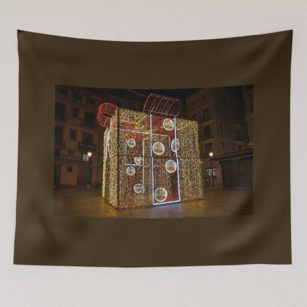 Item preview, Illuminated Christmas box, Valencia, lighter background designed and sold by paulboizot.