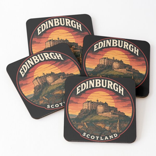 Item preview, Edinburgh Scotland Retro Vintage Travel designed and sold by TomFrontierArt.