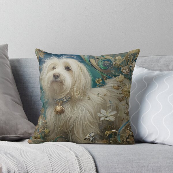 Item preview, Charlie’s Secret Garden — Art Nouveau Dog Portrait designed and sold by Spirestudio-inc.
