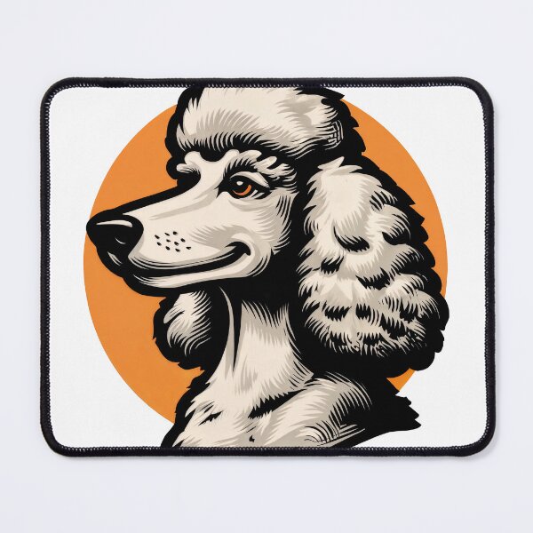 Item preview, Poodle Pop: Retro Charm in Fluffy Form designed and sold by ForeverPrintsOK.