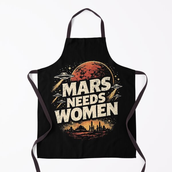 Item preview, Mars Needs Women Vintage Sci-Fi Retro Cult Classic designed and sold by SpookshowDesign.