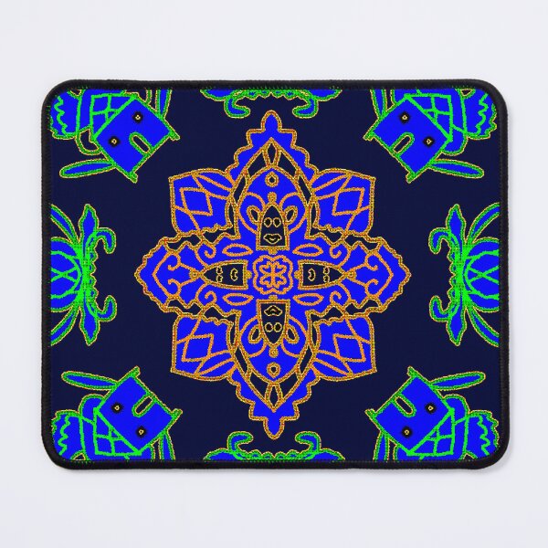 Item preview, Whimsical Mandala with Pineapples and Cartoon Elements designed and sold by nighttime1990.