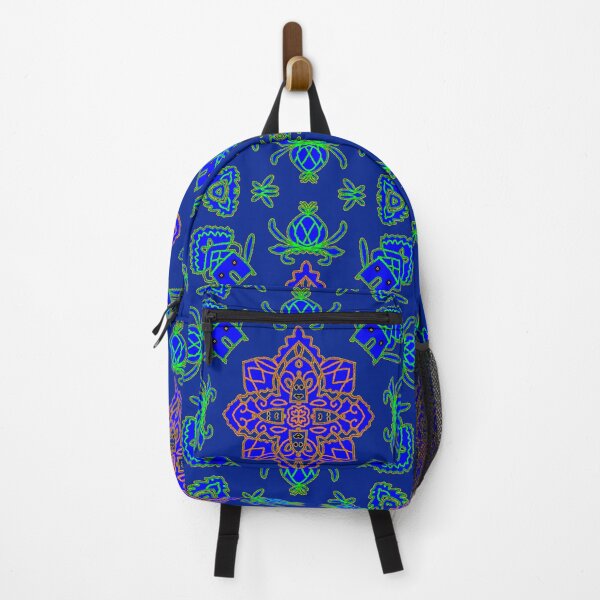 Item preview, Whimsical Mandala with Pineapples and Cartoon Elements designed and sold by nighttime1990.