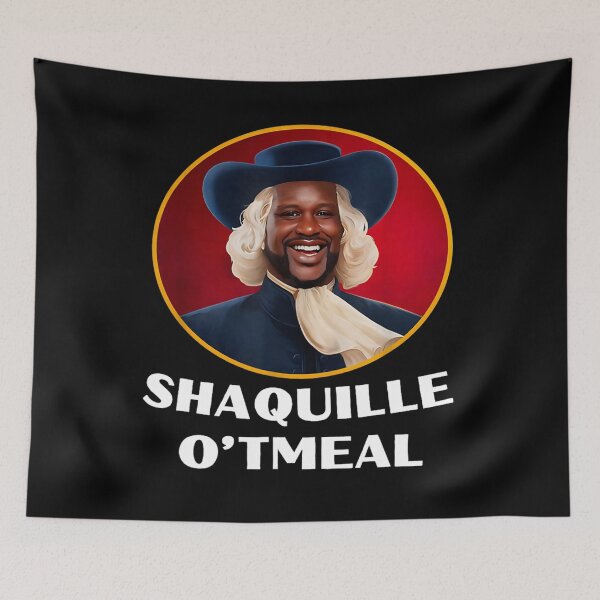 Item preview, Shaquille O’Tmeal Funny Parody Illustration – Breakfast Meme Character Art designed and sold by Alluka Brand.