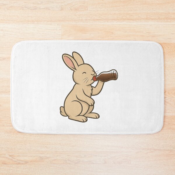 Item preview, Funny Bunny Drinking Soda designed and sold by luckyyouth.