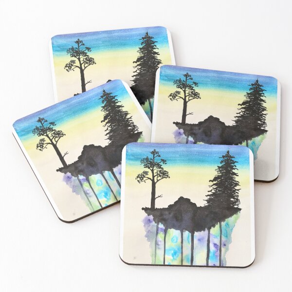 Item preview, Islands of Silhouettes designed and sold by Rachel-is-Wise.