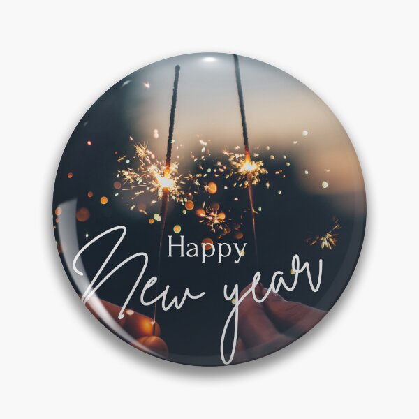Item preview, Happy New Year Sparkler Celebration Motivational Quote designed and sold by TaufiDaArtworks.