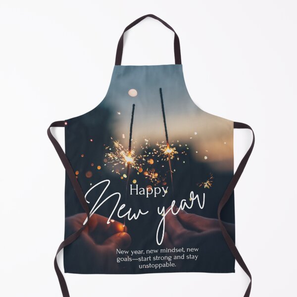 Item preview, Happy New Year Sparkler Celebration Motivational Quote designed and sold by TaufiDaArtworks.
