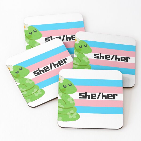 Item preview, Snake She/Her Trans Pride Design designed and sold by CarefulCreation.