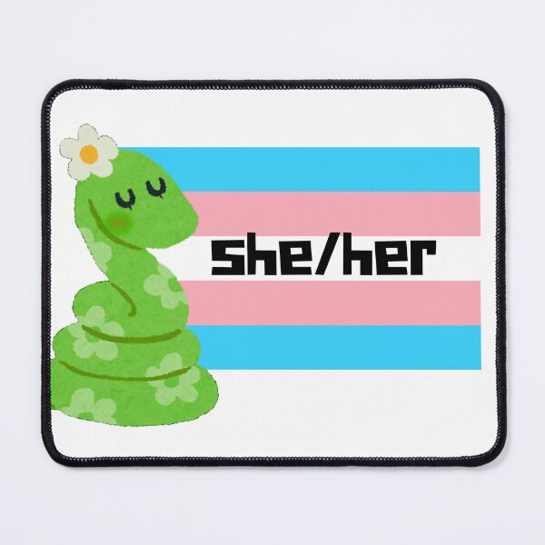 Item preview, Snake She/Her Trans Pride Design designed and sold by CarefulCreation.