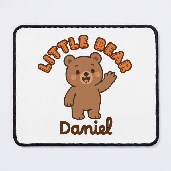 Item preview, Little Bear Daniel – Cute Baby Bear Design designed and sold by OmikronStore.