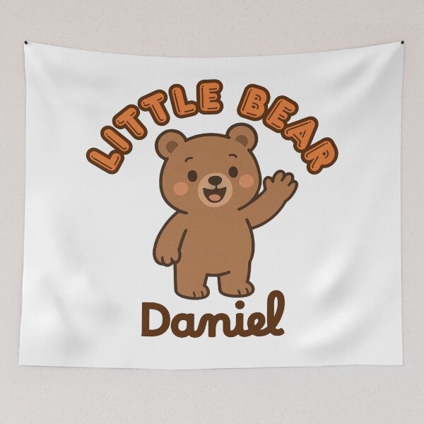 Item preview, Little Bear Daniel – Cute Baby Bear Design designed and sold by OmikronStore.