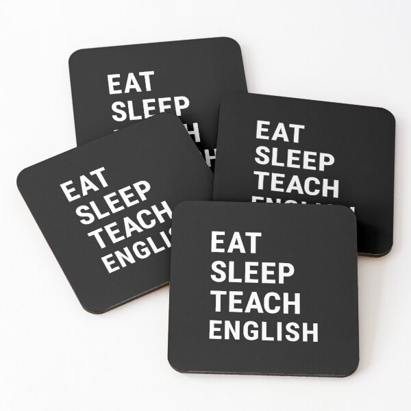 Item preview, Eat Sleep Teach English designed and sold by Think4Prints.
