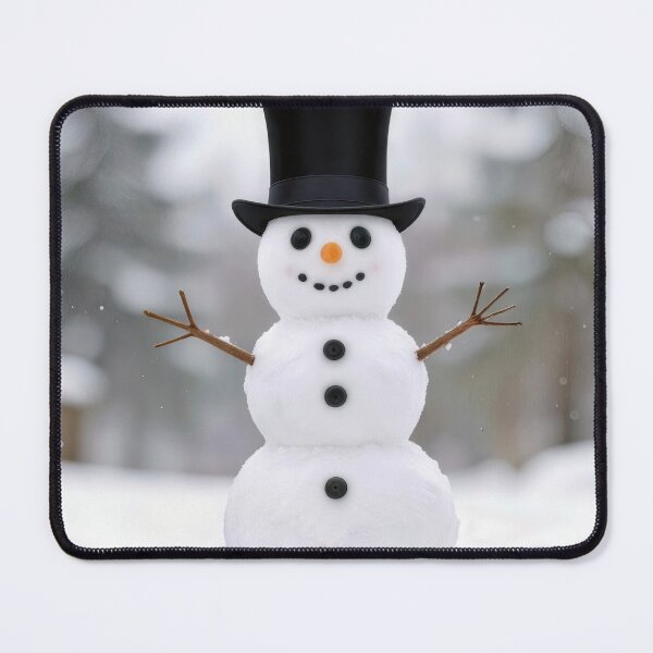 Item preview, Snowman Wearing a Top Hat designed and sold by Maria Dryfhout.