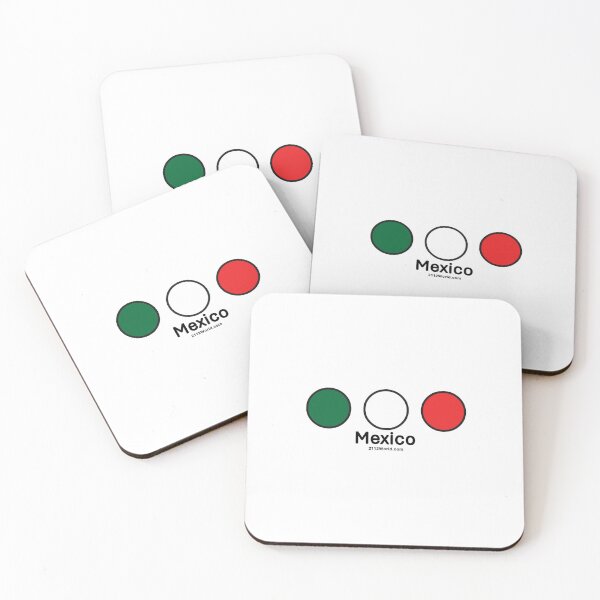Item preview, Mexico: 3 Dots + Country designed and sold by 2112 World - Wearing The World.